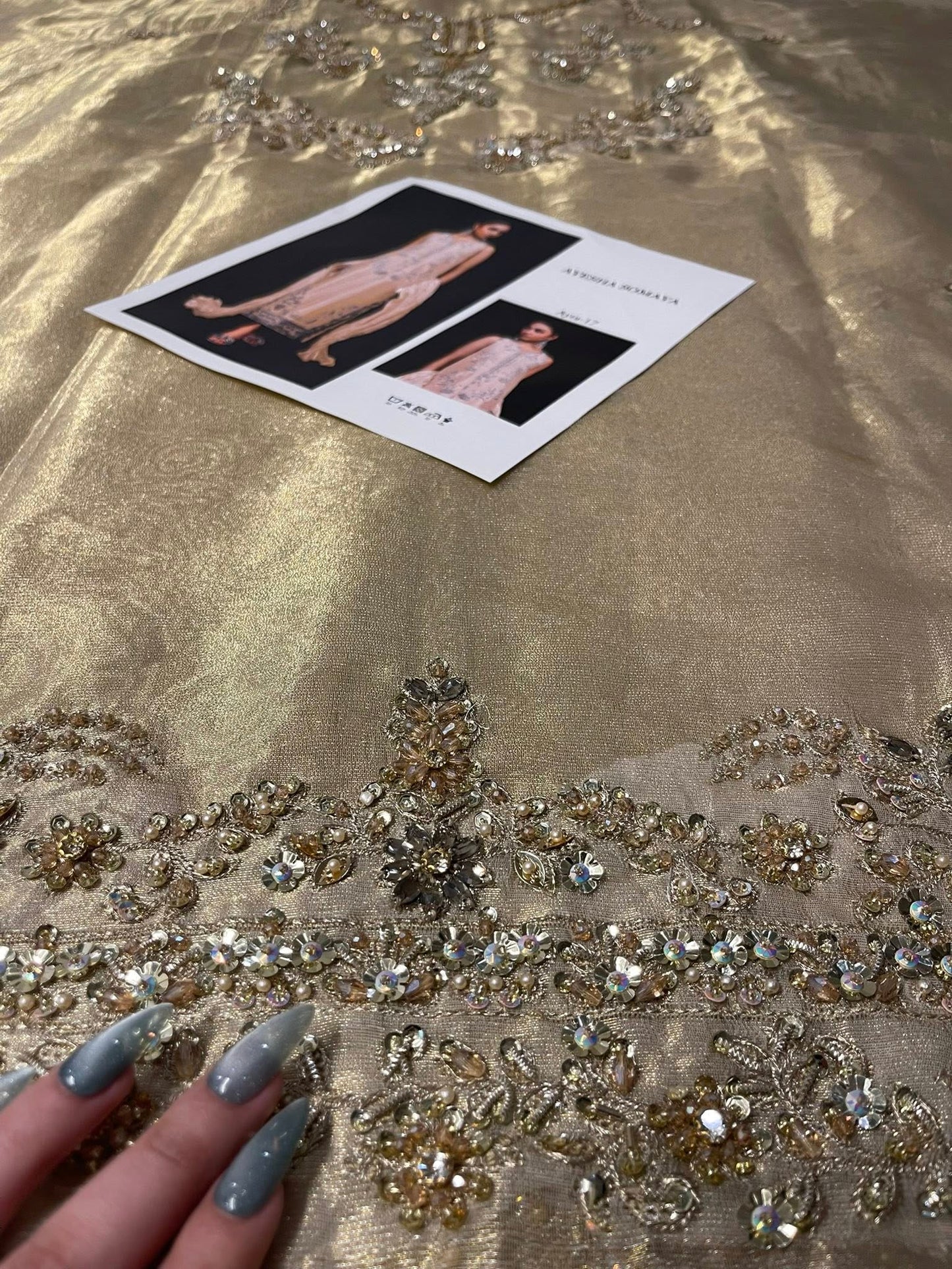 Ayesha Somaya Ayra Style — Mairaz Gold Three-Piece Suit
