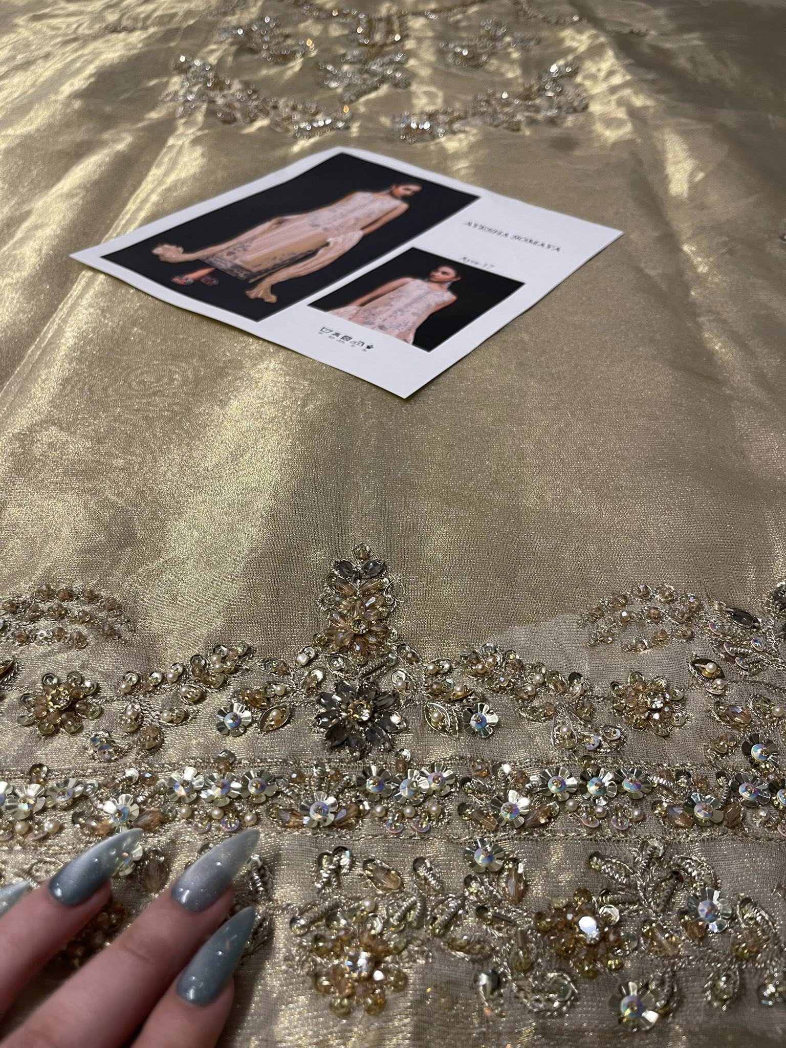 Ayesha Somaya Ayra Style — Mairaz Gold Three-Piece Suit