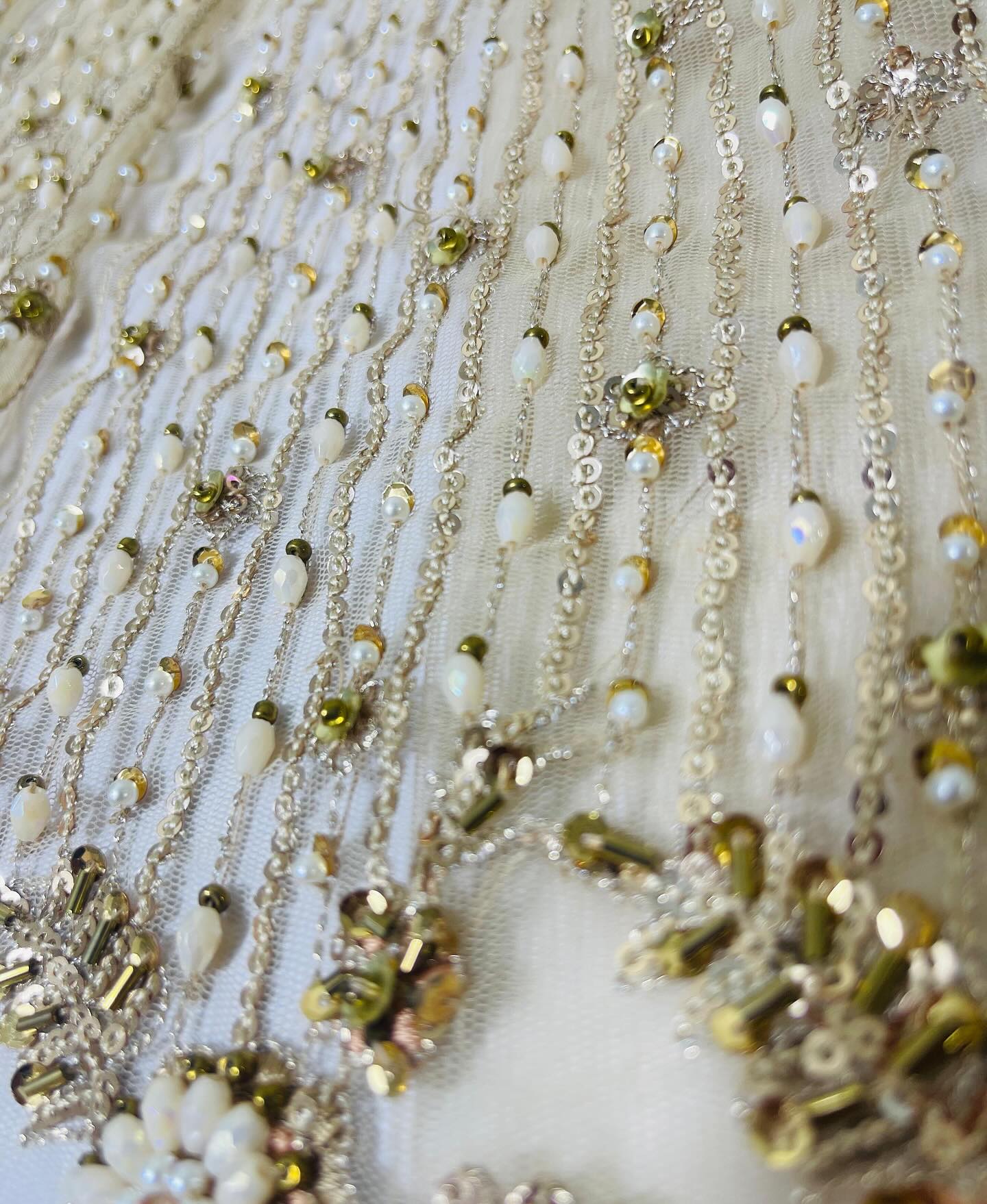 Maria B Azureh Style — Mairaz Champagne Gold Lehenga