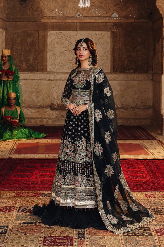 Saad Shaikh Meharbano Style — Mairaz Black Lehenga