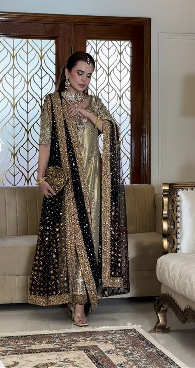 Haris Shakeel – Sumbul Iqbal Style — Mairaz reproduction, product view 1 of 17