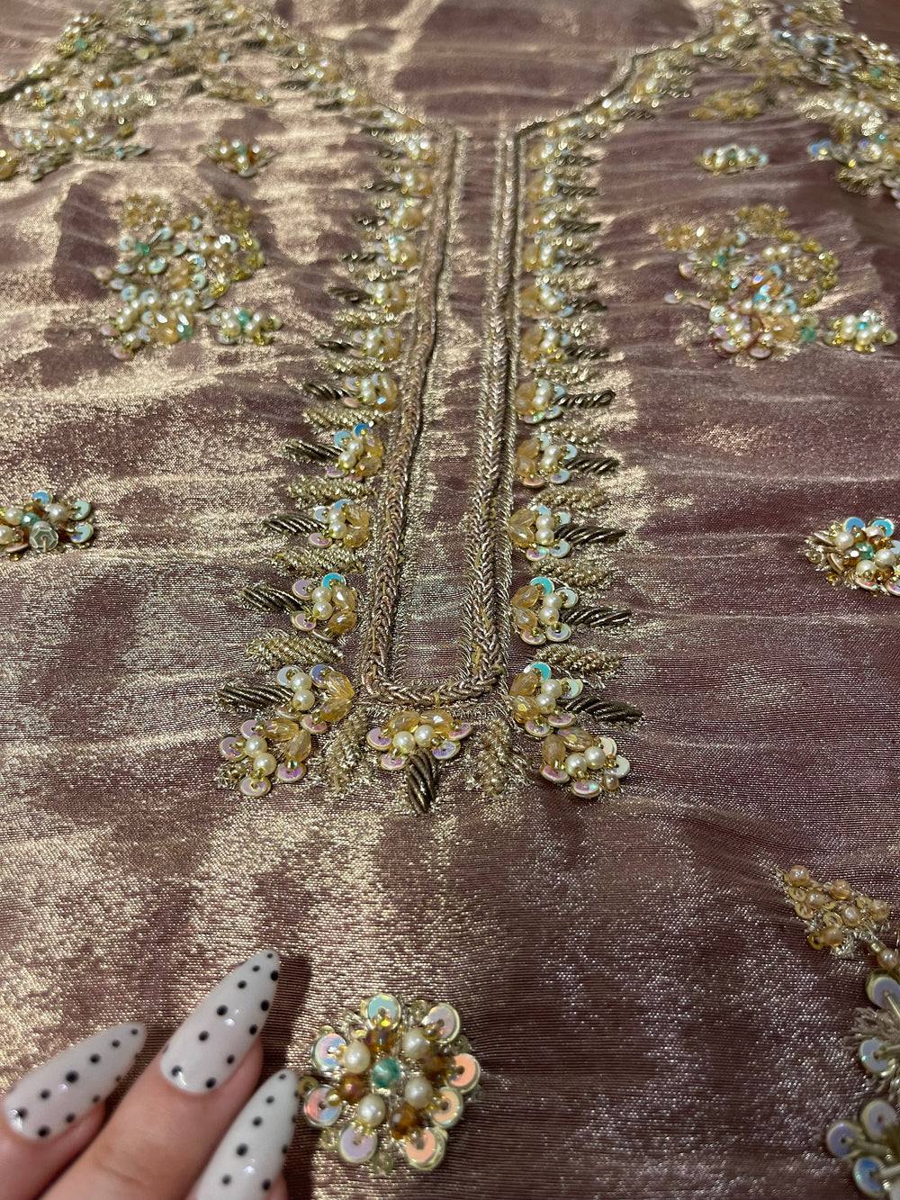 Republic Women Wear Noor Style — Mairaz Mauve & Turquoise Sharara