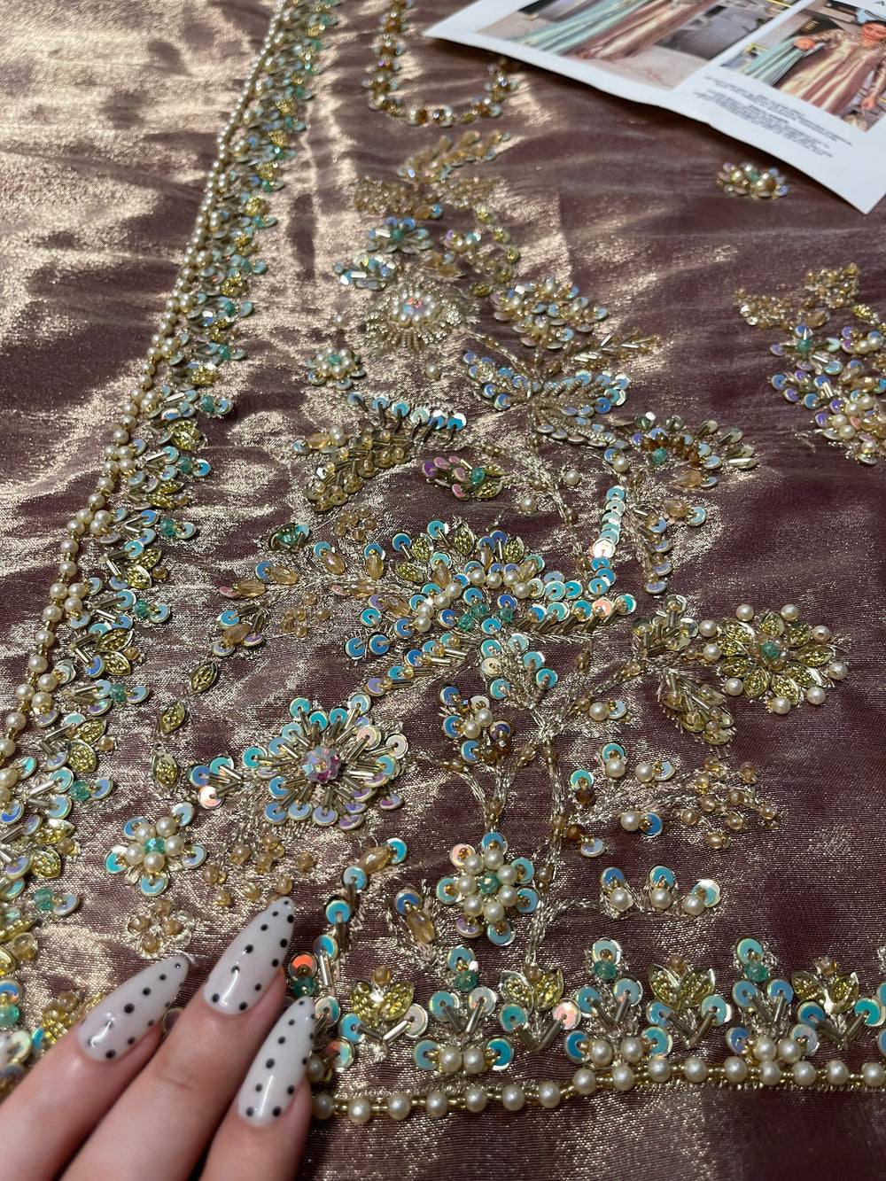 Republic Women Wear Noor Style — Mairaz Mauve & Turquoise Sharara