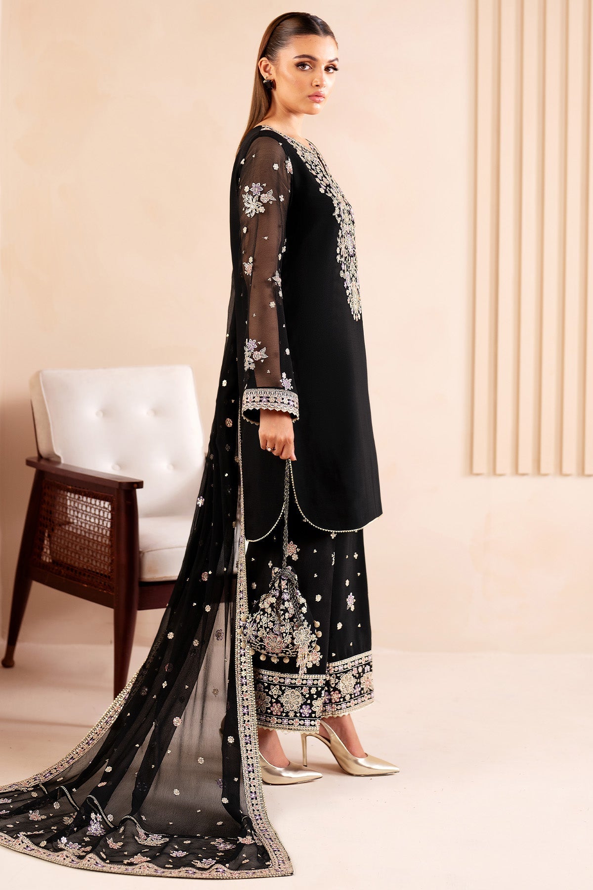 Farasha Splash Style — Mairaz Three-Piece Suit