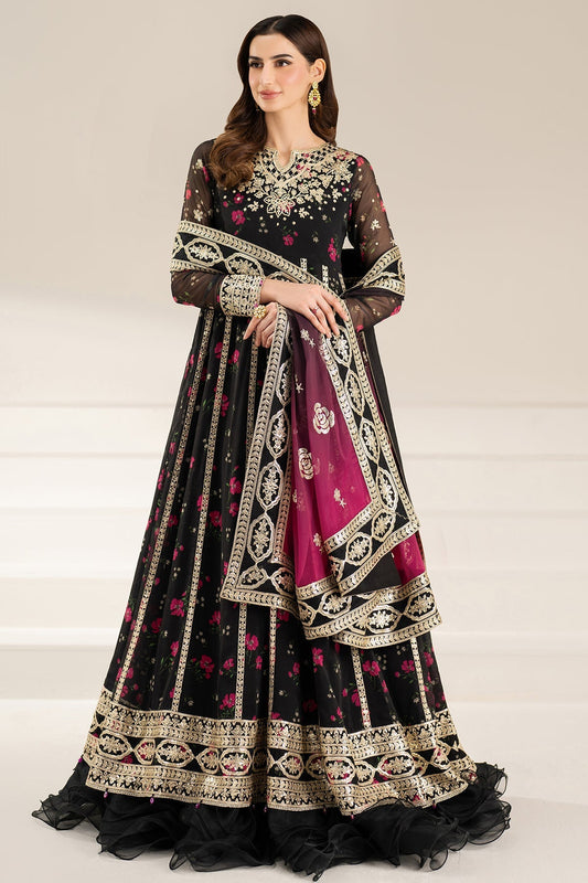 Farasha Fuchsia Night Style — Mairaz Three-Piece Suit