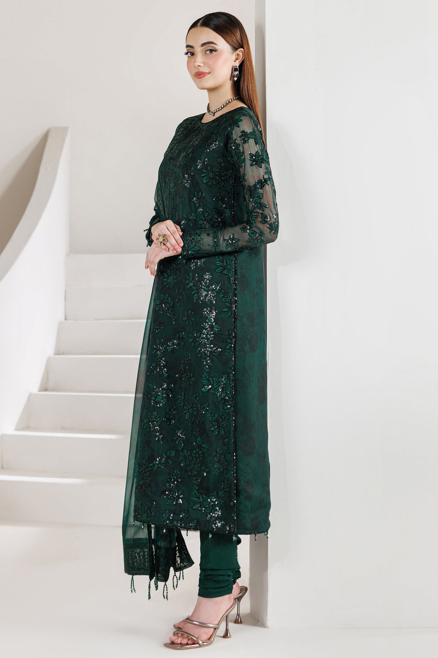 Farasha Jade Majesty Style — Mairaz Three-Piece Suit