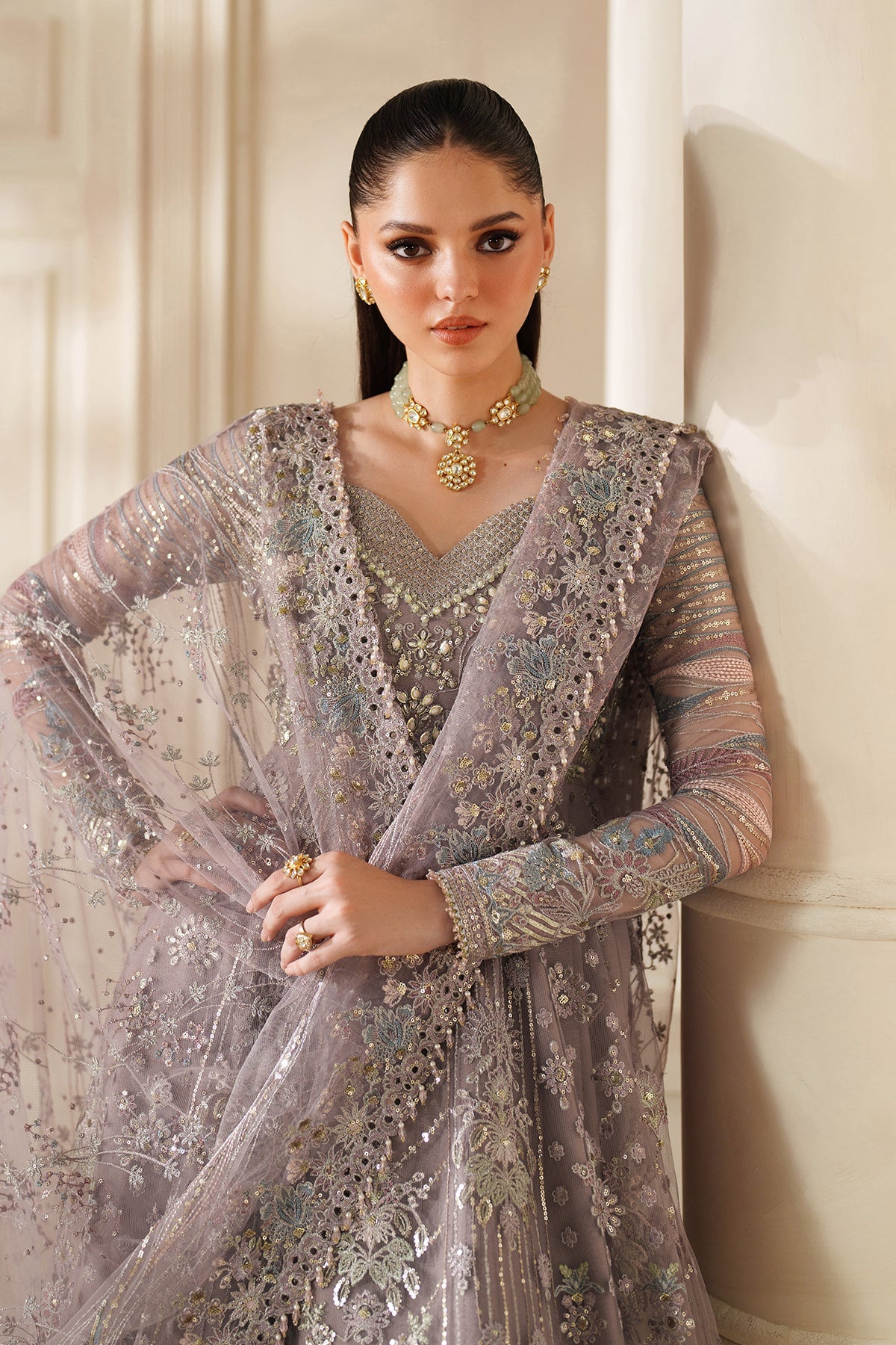 Baroque Chantelle CH14-04 style — Mairaz Embroidered Net Suit reference, view 11 of 19