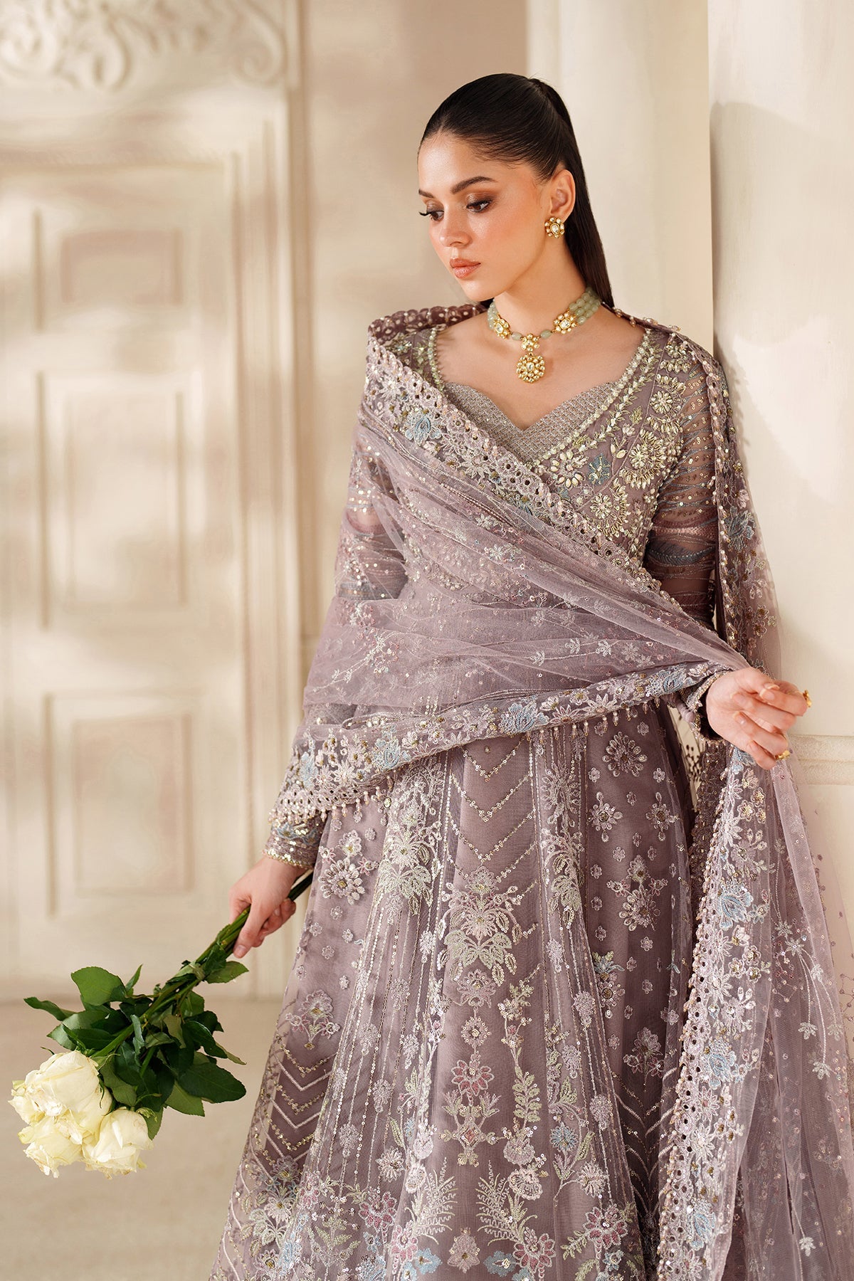 Baroque Chantelle CH14-04 style — Mairaz Embroidered Net Suit reference, view 17 of 19