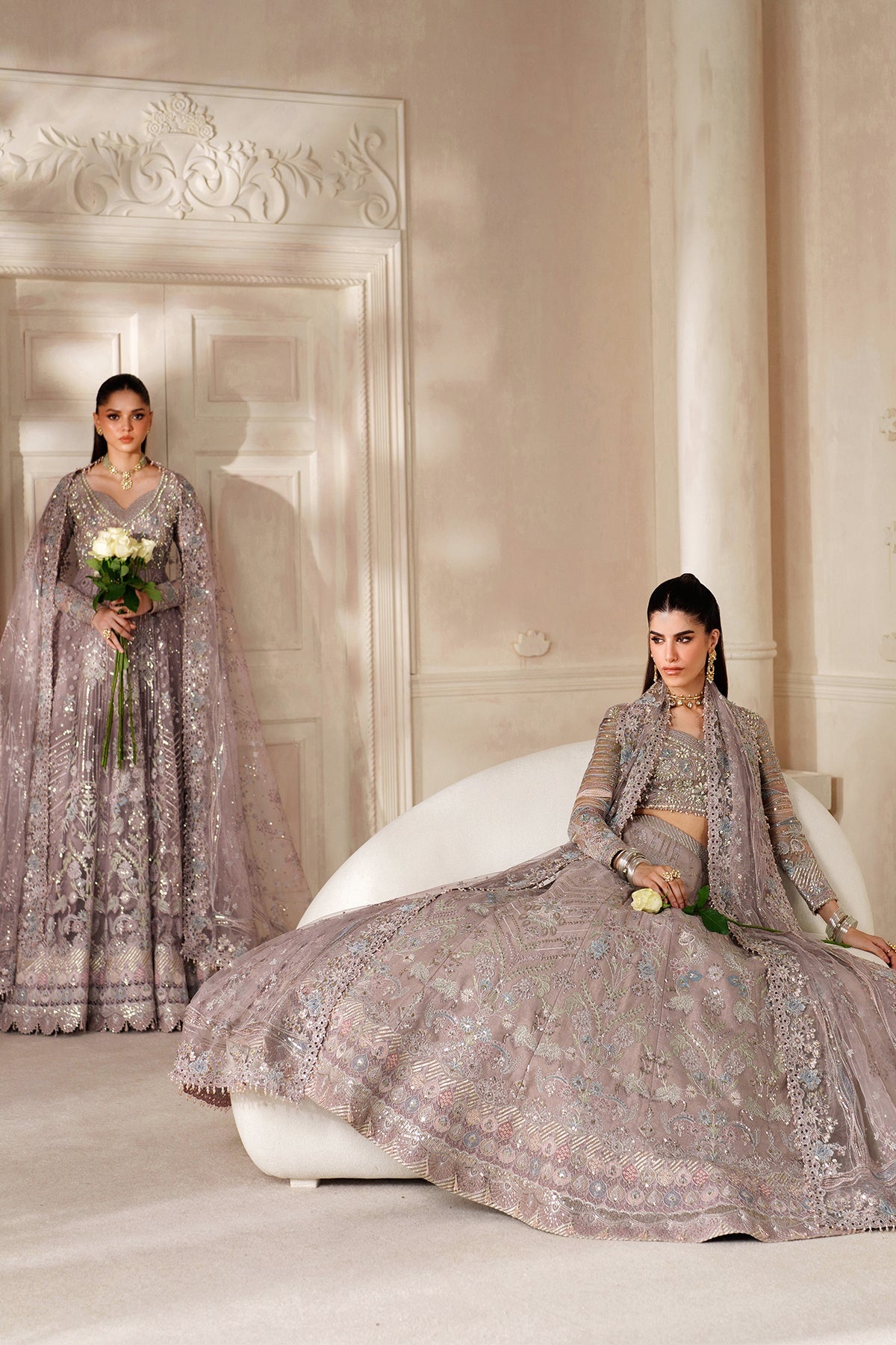 Baroque Chantelle CH14-04 style — Mairaz Embroidered Net Suit reference, view 6 of 19