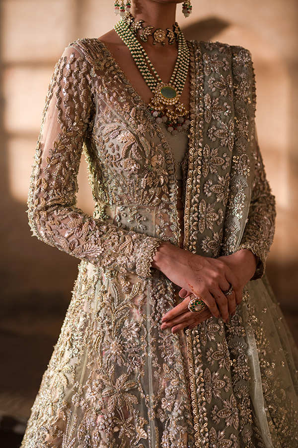 Soraya Shayna Style — Mairaz Light Green Wedding Maxi