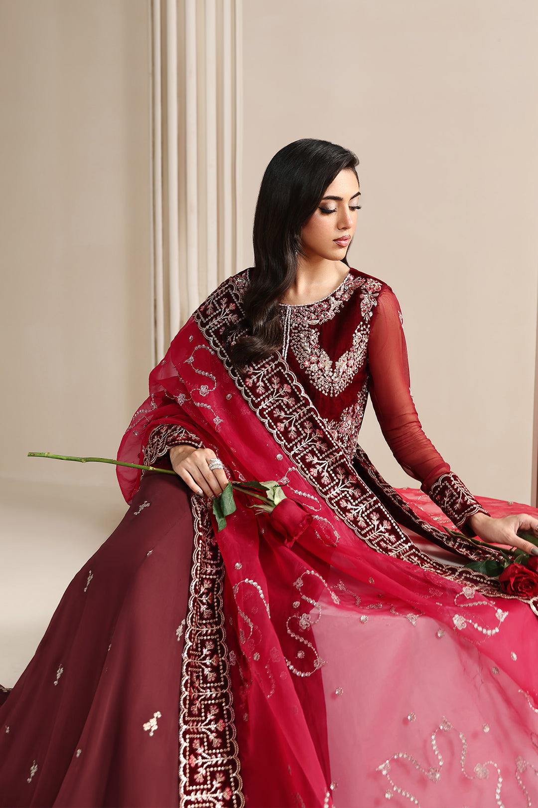 Alizeh Cherie Style — Mairaz Three-Piece Suit