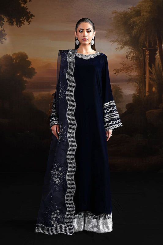 Alizeh Velvetine Style — Mairaz Three-Piece Suit