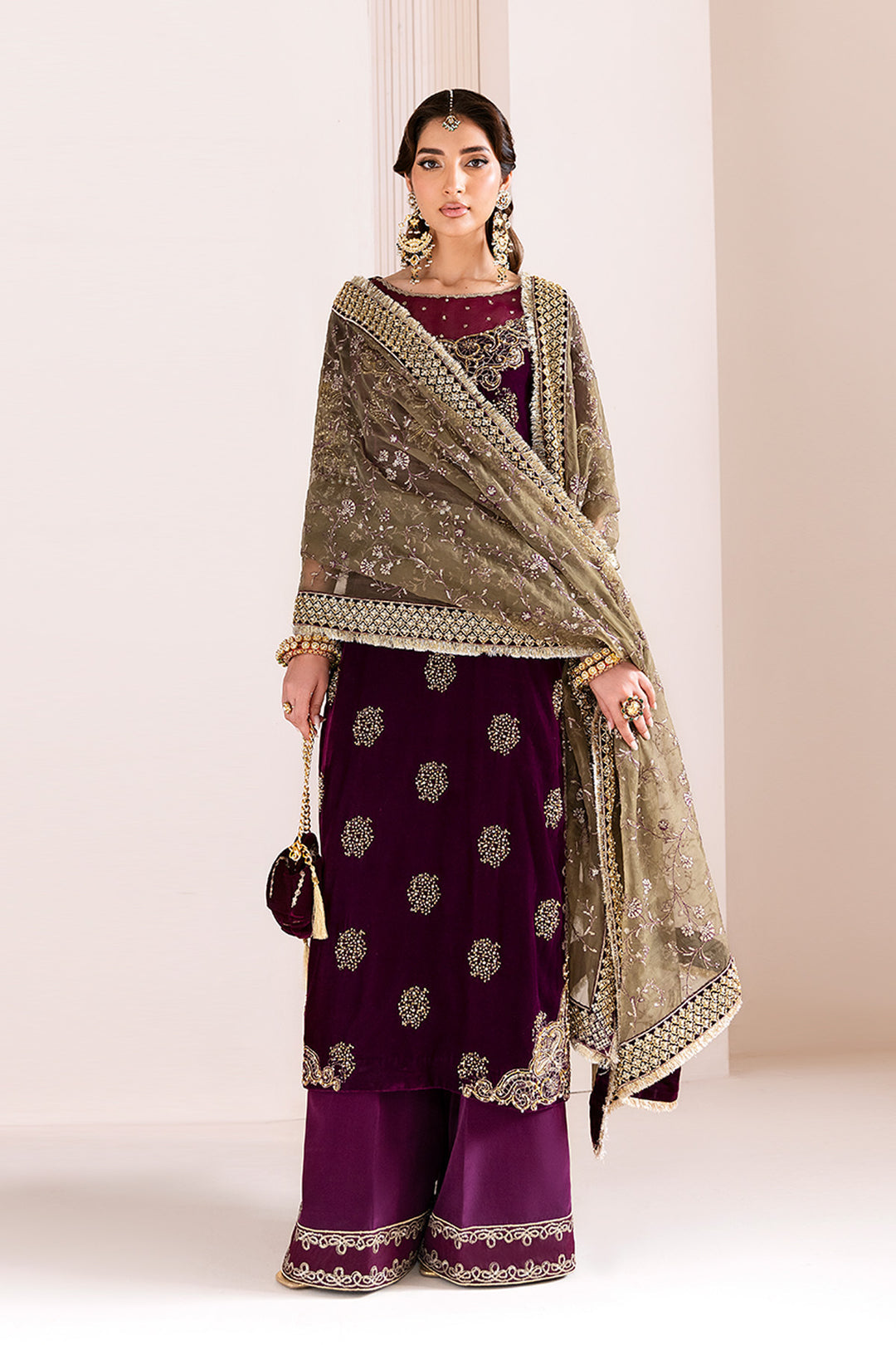 Alizeh Zarlish Style — Mairaz Three-Piece Suit