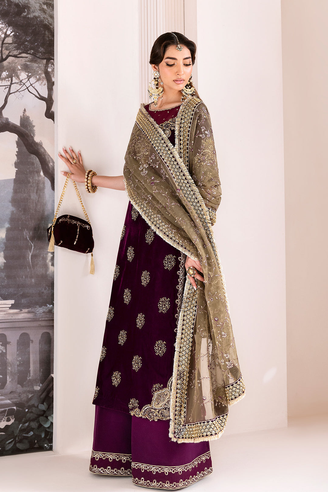 Alizeh Zarlish Style — Mairaz Three-Piece Suit