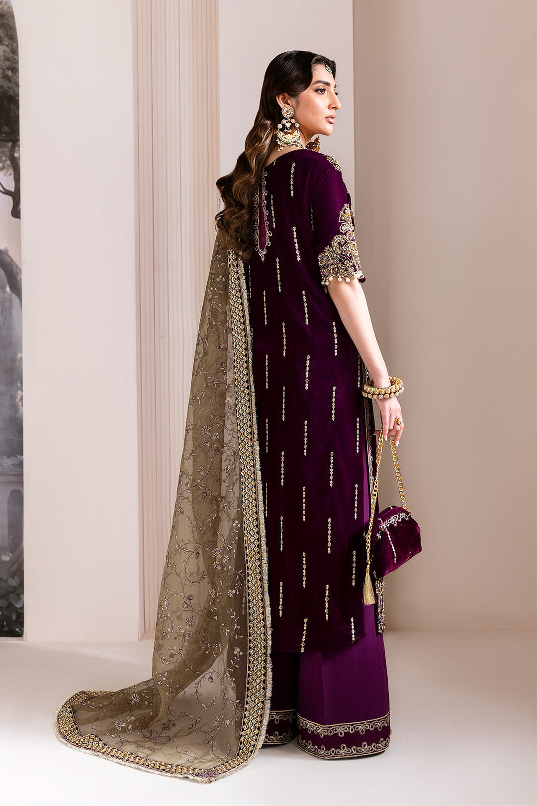 Alizeh Zarlish Style — Mairaz Three-Piece Suit