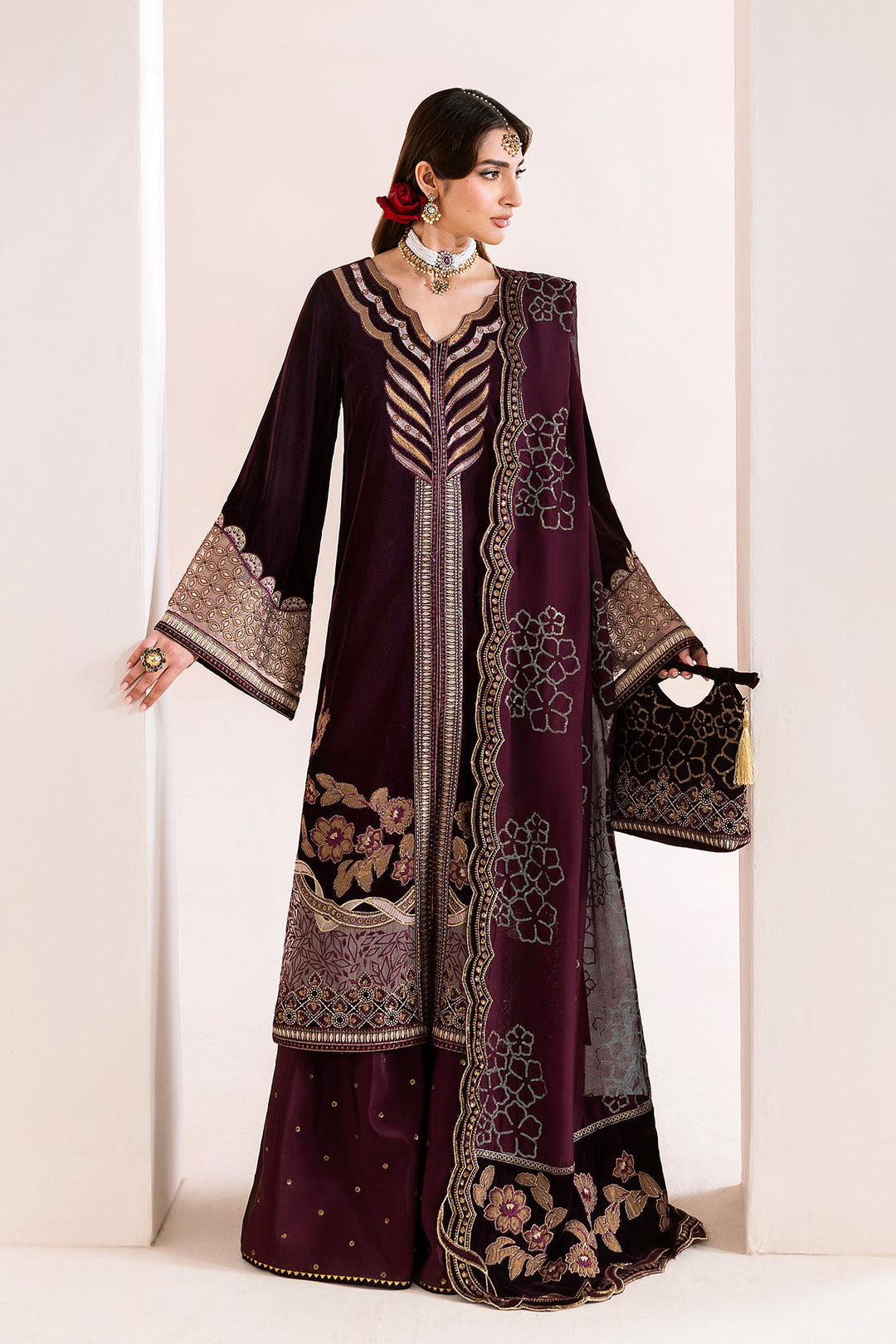 Alizeh AF-VLT-2221-Mehree Style — Mairaz Three-Piece Suit