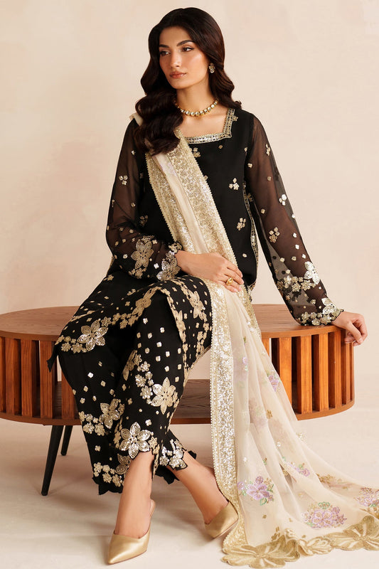 Farasha Gold Shadow Style — Mairaz Three-Piece Suit