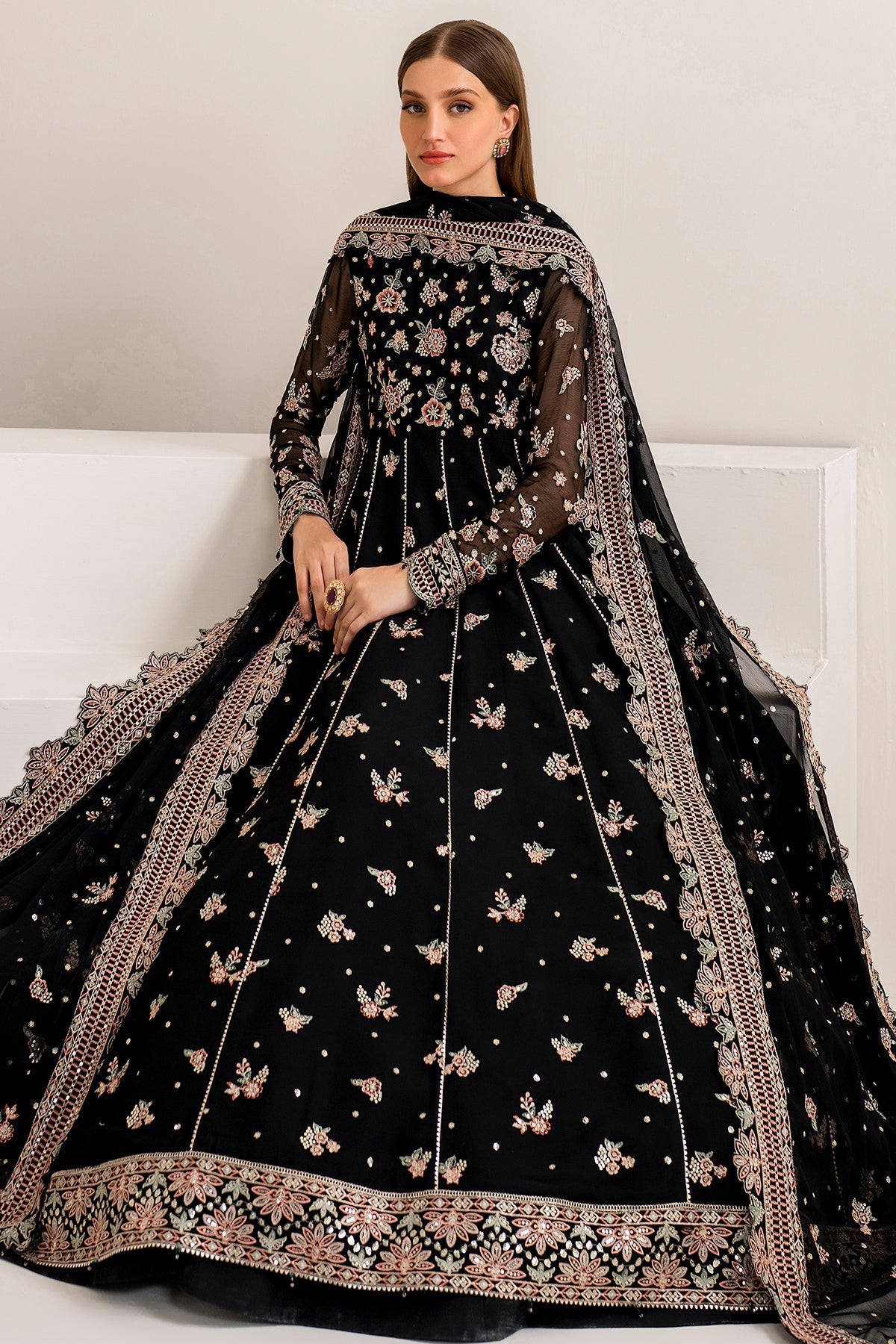 Farasha Opaline Style — Mairaz Three-Piece Suit