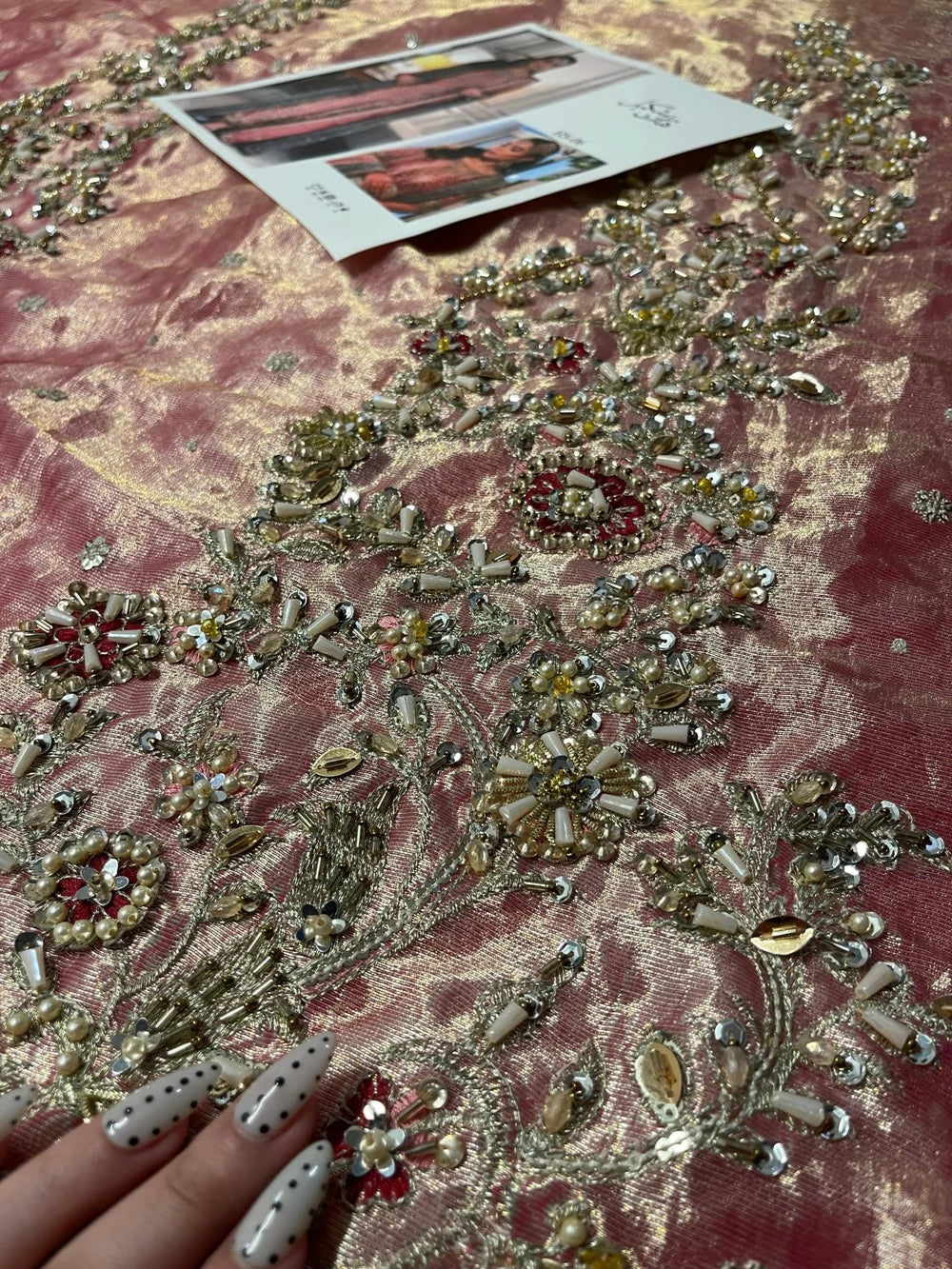 Haris Shakeel – Iqra Style, fabric and embroidery detail 8