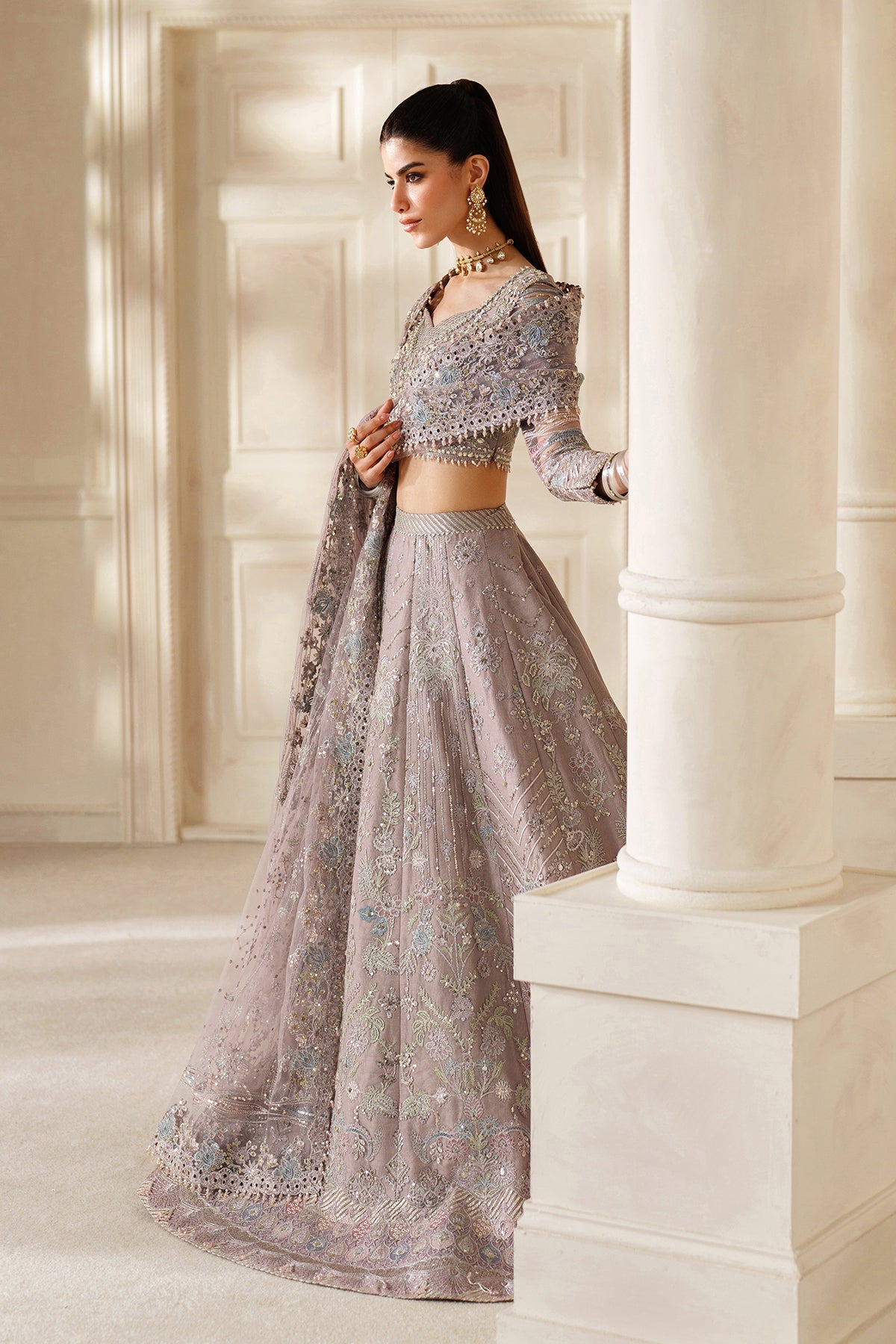 Baroque Chantelle CH14-04 style — Mairaz Embroidered Net Suit reference, view 15 of 19