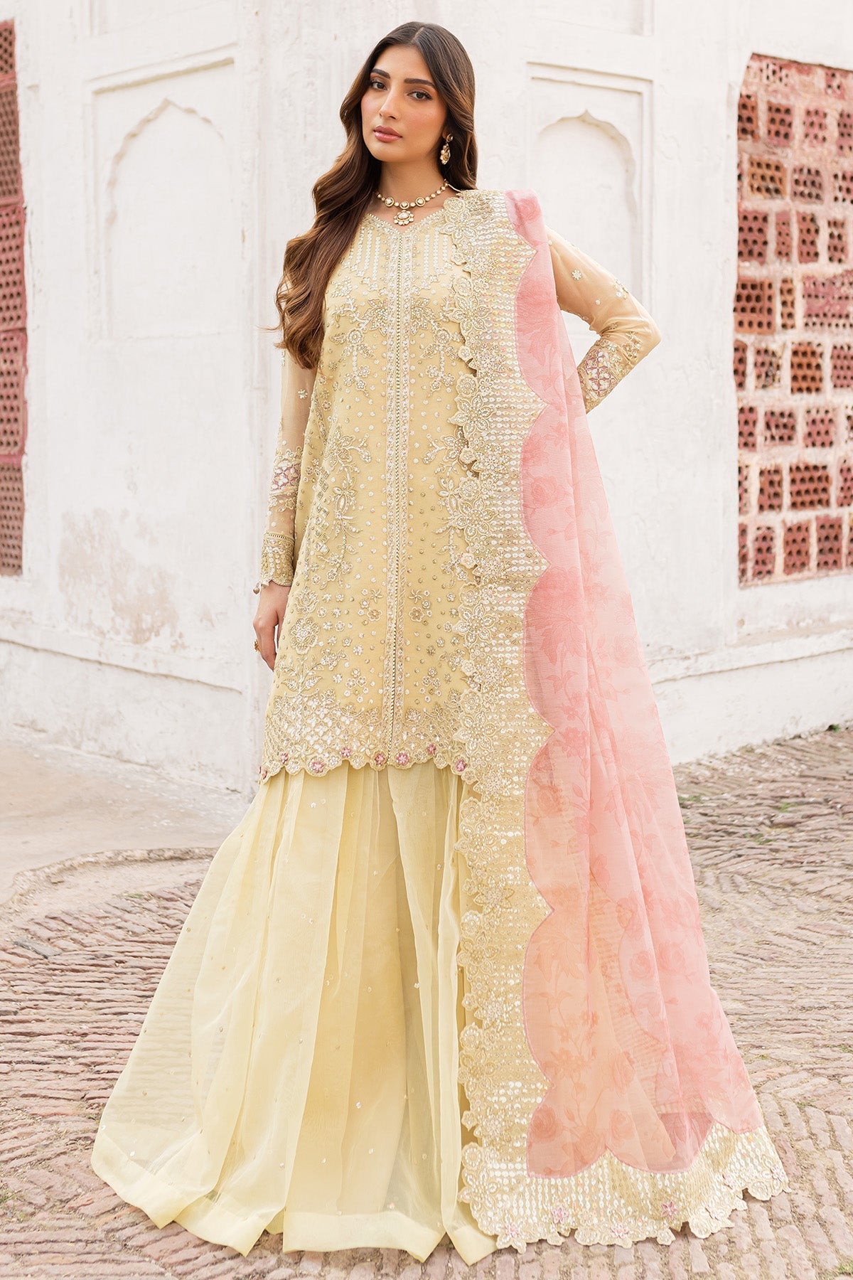 Farasha Marigold Bliss Style — Mairaz Three-Piece Suit