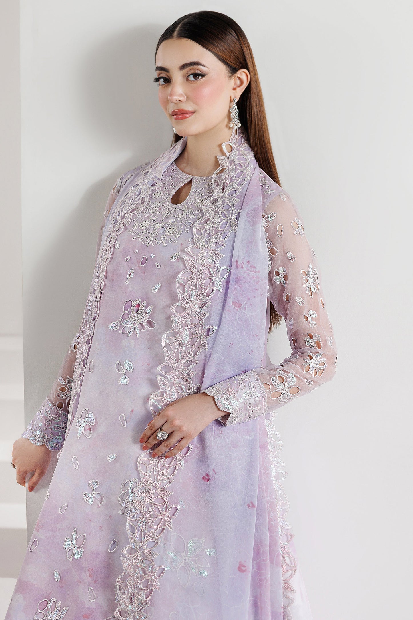 Farasha Lilac Enchant Style — Mairaz Three-Piece Suit