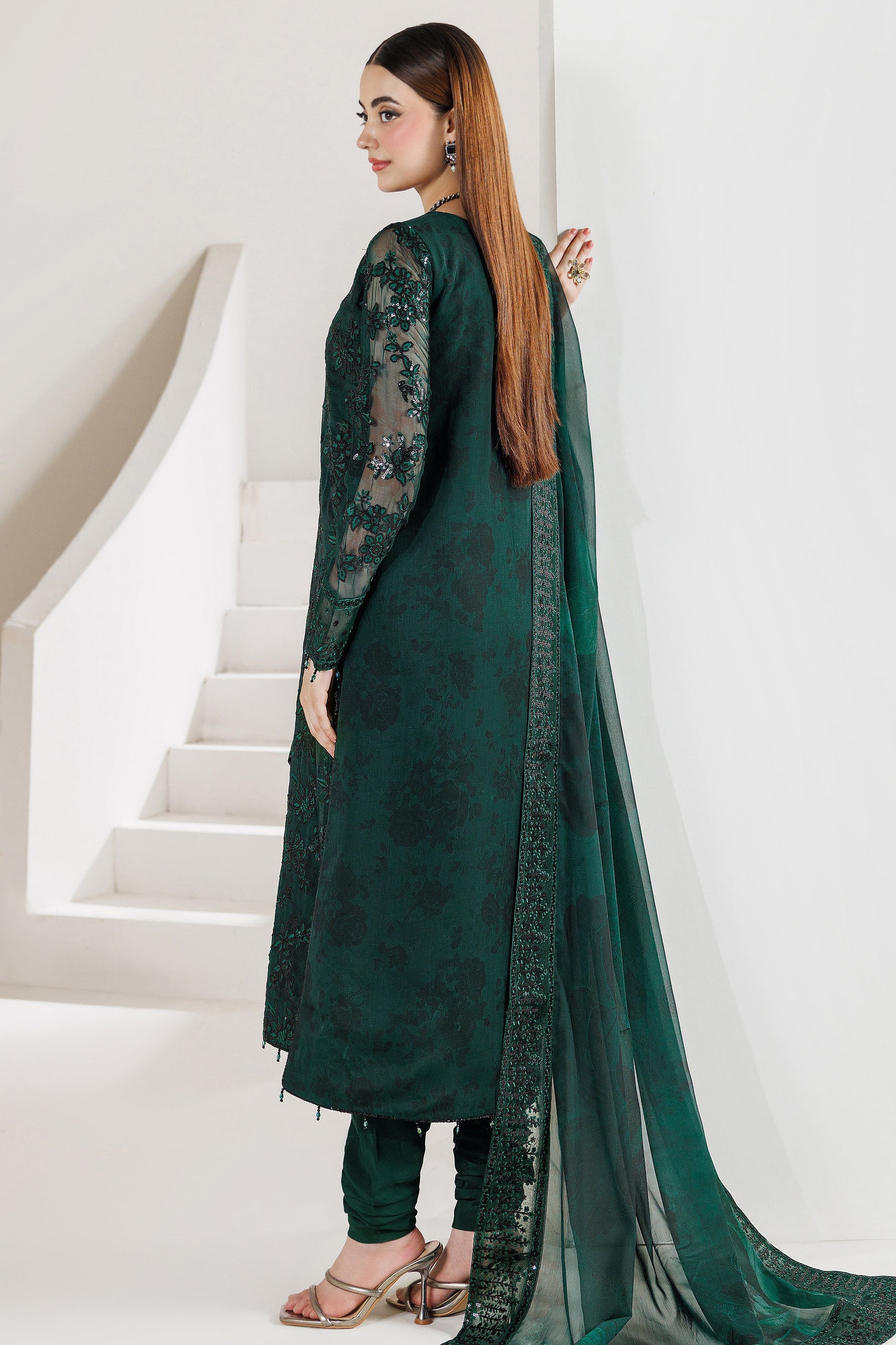 Farasha Jade Majesty Style — Mairaz Three-Piece Suit