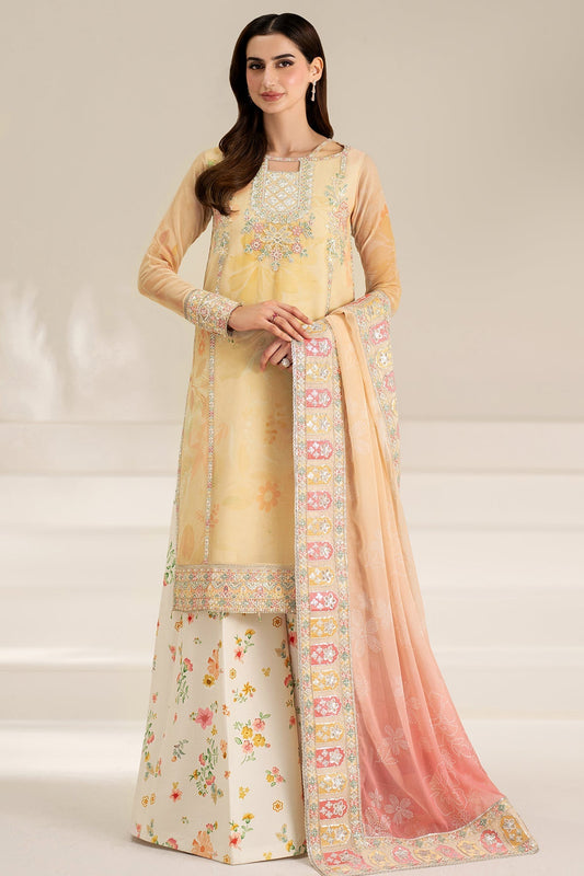 Farasha Floral Ray Style — Mairaz Three-Piece Suit