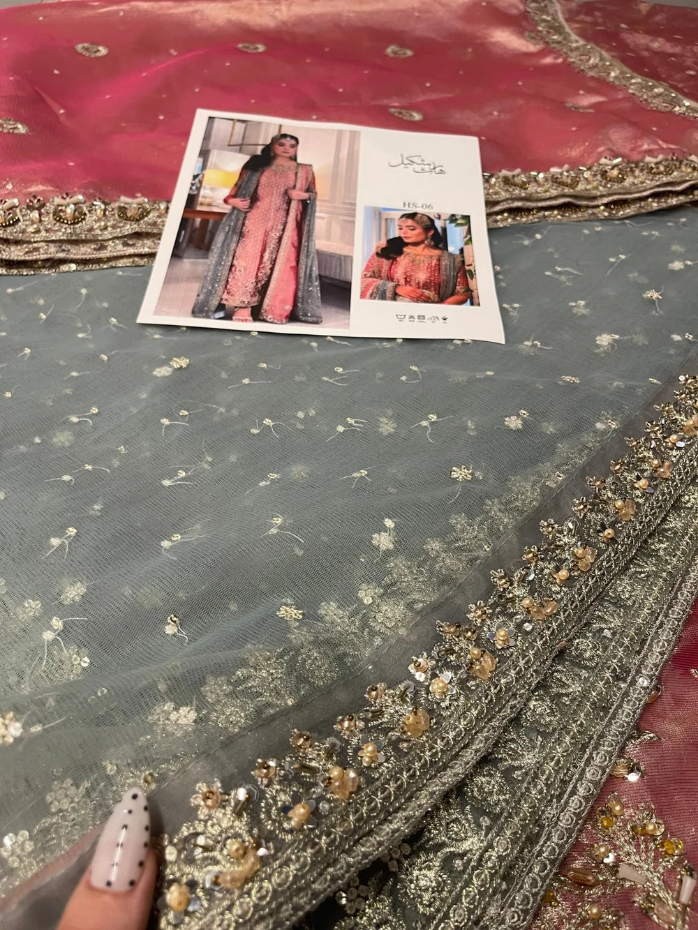 Haris Shakeel – Iqra Style, fabric and embroidery detail 9