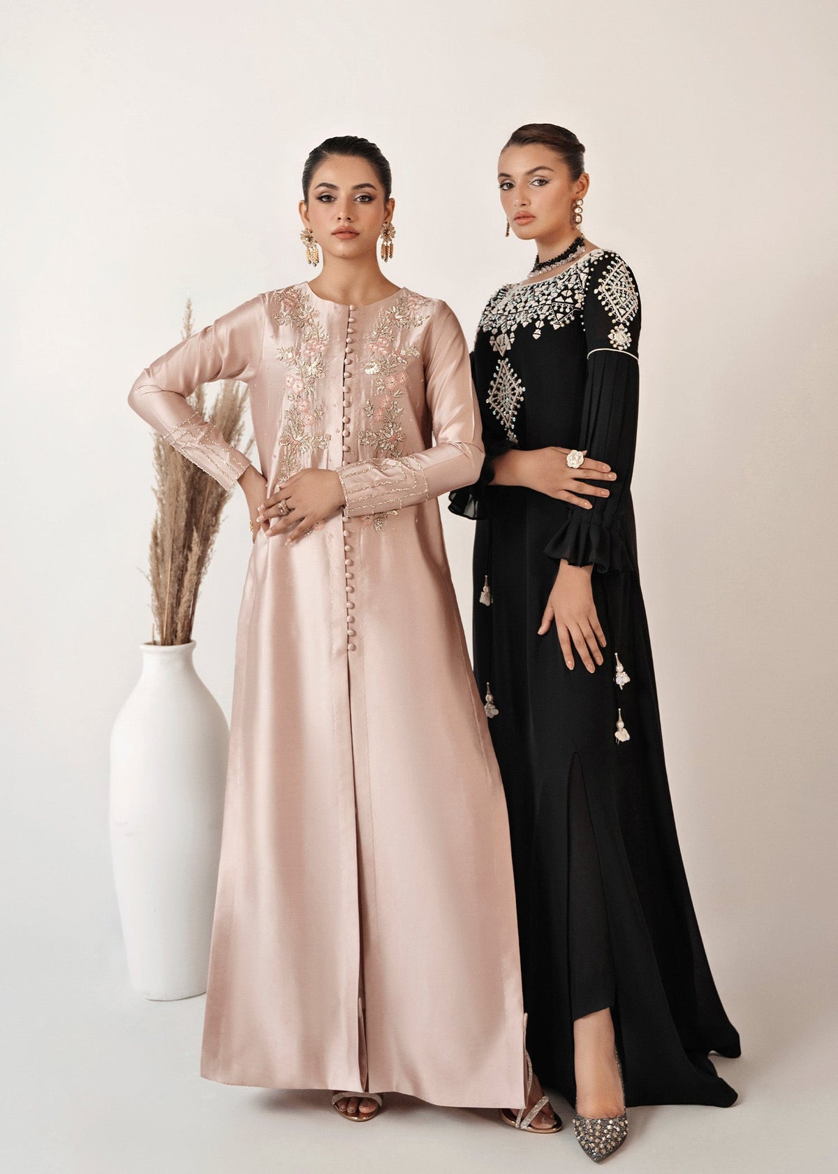 Ember pink kaftan, reference outfit photograph 5 — Made by Mairaz reproduction