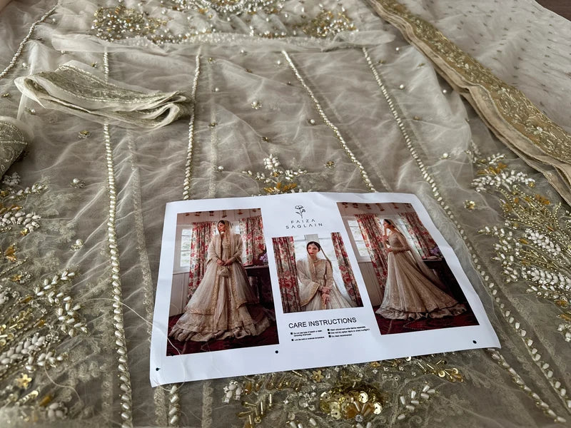 Faiza Saqlain – Anamta Style, embroidered panel with design reference