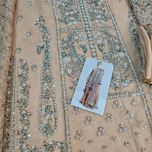Hussain Rehar Dune Style — Mairaz Nude Sharara