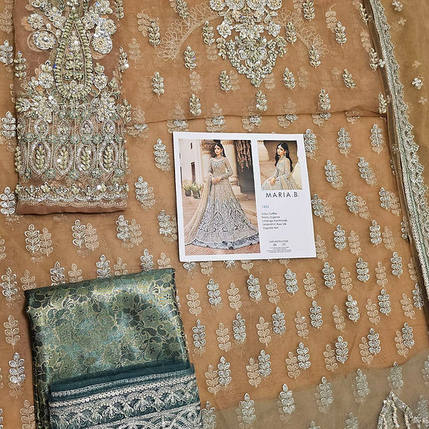 Maria B Mehrinoz Style — Mairaz Wedding Maxi