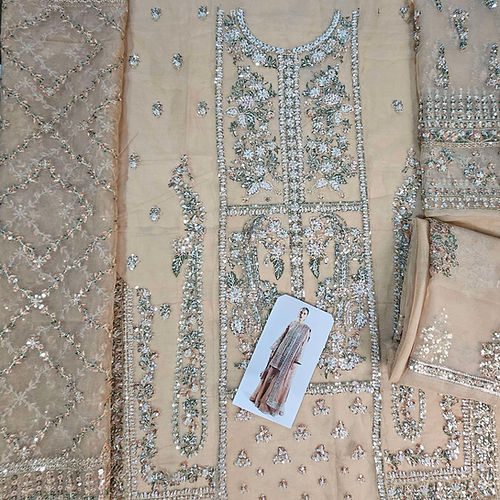 Hussain Rehar Dune Style — Mairaz Nude Sharara