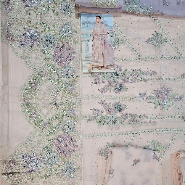 Eman Adeel MPC-24-106 Style — Mairaz Baby Pink Three-Piece Suit