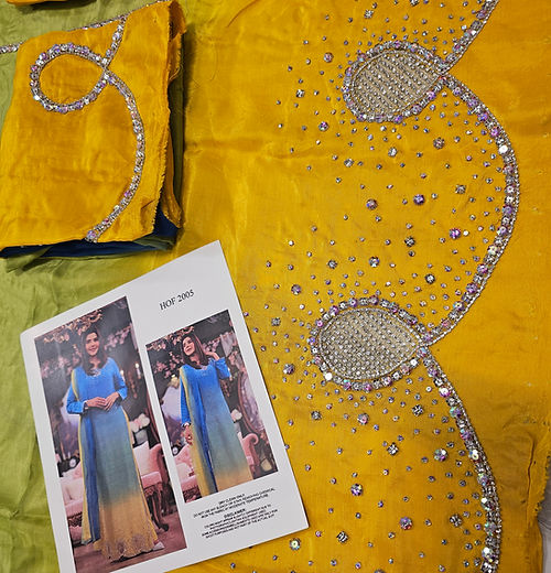 Farida Hasan Neon Ombre — Mairaz