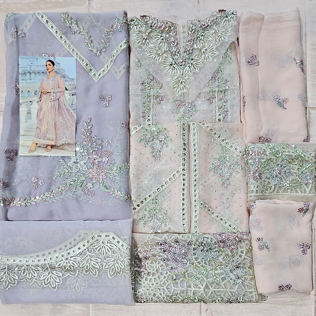 Eman Adeel MPC-24-106 Style — Mairaz Baby Pink Three-Piece Suit