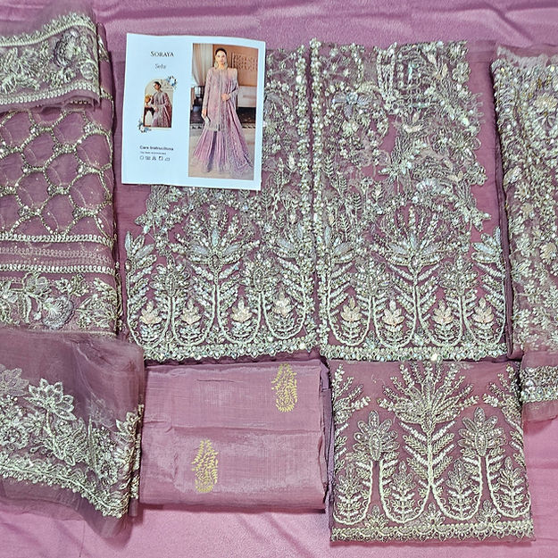 Soraya Sehr Style — Mairaz Dusty Mauve Sharara