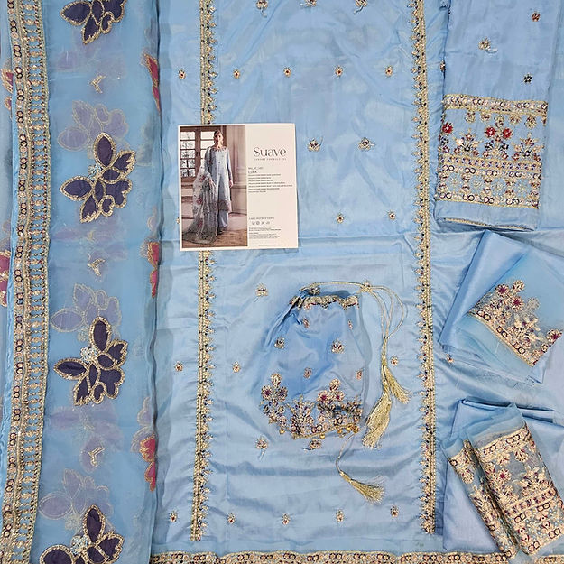 Eman Adeel Esra Style — Mairaz Three-Piece Suit