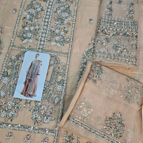 Hussain Rehar Dune Style — Mairaz Nude Sharara