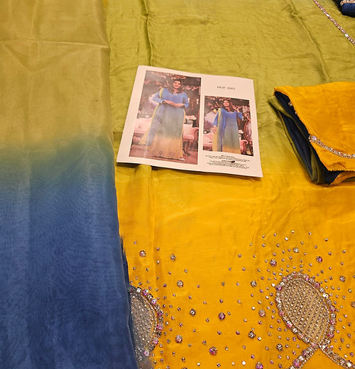 Farida Hasan Neon Ombre — Mairaz