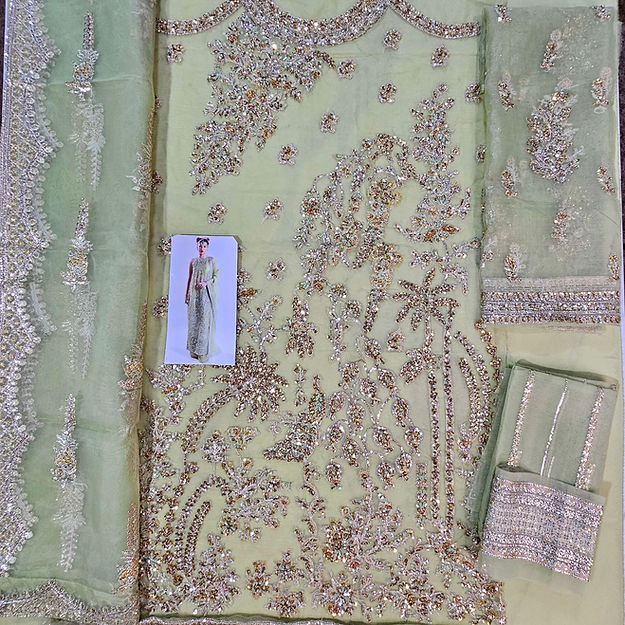 Hussain Rehar Mintara Style — Mairaz Nude Sharara