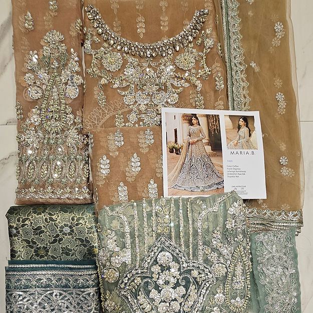 Maria B Mehrinoz Style — Mairaz Wedding Maxi
