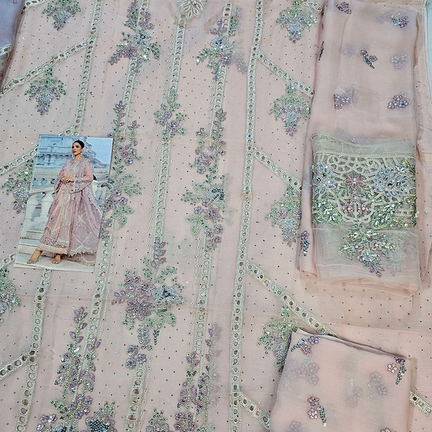 Eman Adeel MPC-24-106 Style — Mairaz Baby Pink Three-Piece Suit