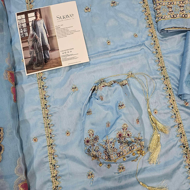 Eman Adeel Esra Style — Mairaz Three-Piece Suit