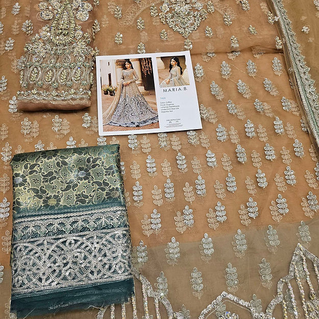 Maria B Mehrinoz Style — Mairaz Wedding Maxi