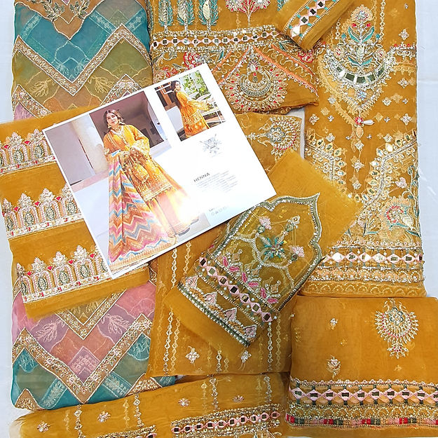 MNR Henna Style — Mairaz Three-Piece Suit