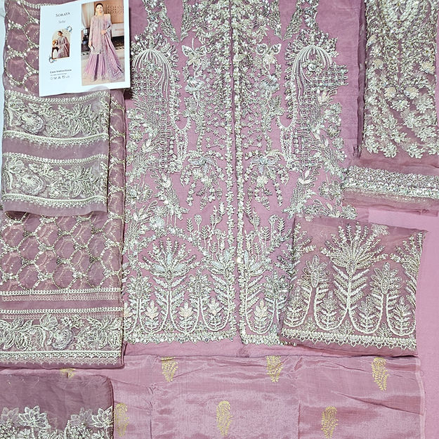 Soraya Sehr Style — Mairaz Dusty Mauve Sharara