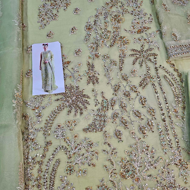 Hussain Rehar Mintara Style — Mairaz Nude Sharara