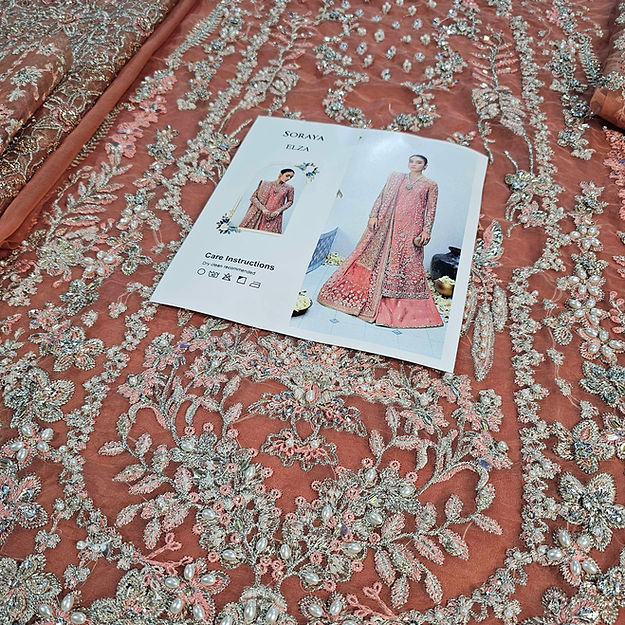 Soraya Elza Style — Mairaz Peach Sharara